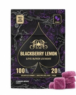 Blackberry Lemon Live Rosin Gummies Gummies 20mg | 5pk