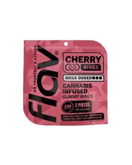 Cherry Mega Gummy Ring Resin Enhanced Gummy 100mg