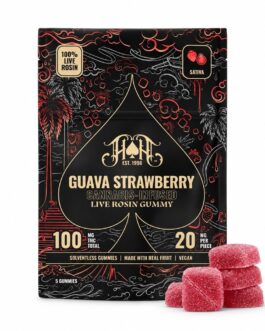 Guava Strawberry Live Rosin Gummies Gummies 20mg | 5pk