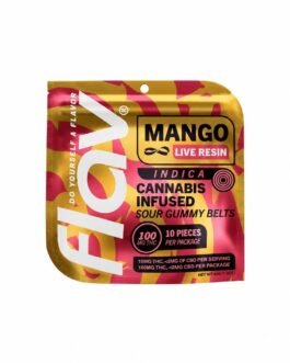 Mango Resin Enhanced Gummy Belts 100mg
