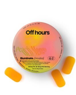 Peach-Mango Illuminate Gummies 100mg
