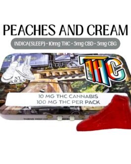 Peaches & Cream Gummies 100mg