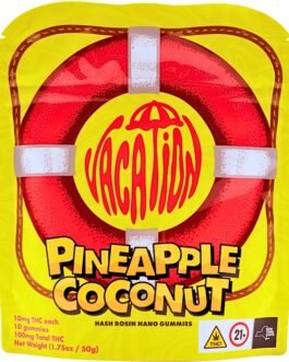 Pineapple Coconut Gummy Rings Cured Rosin Gummies 100mg