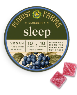Sleep Blueberry Gummies 100mg