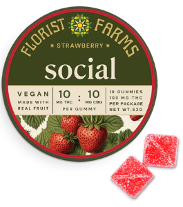 Social: Strawberry Gummies 100mg