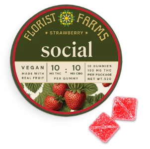 Social: Strawberry Gummies 100mg