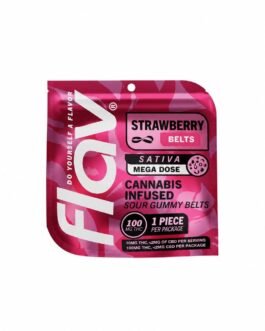 Strawberry Resin Enhanced Mega Belt 100mg